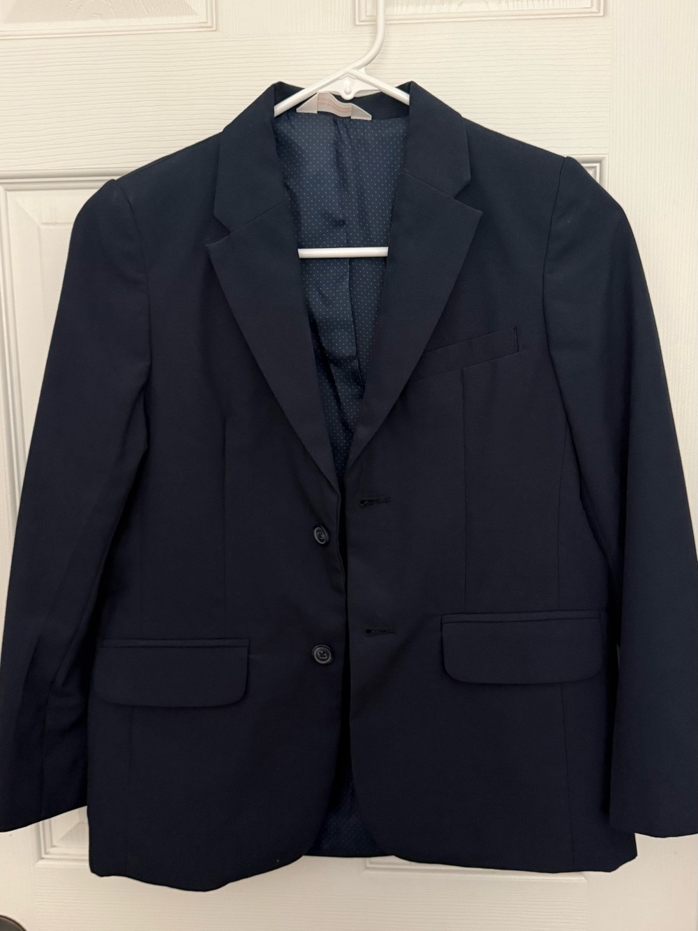 Classic Boys Navy Blazer - Tailored Two-Button Suit Jacket